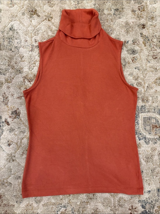 Banana Republic Tops - Banana Republic Sleeveless Turtleneck Camisole in Terracotta